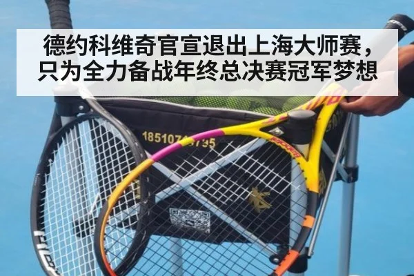 德约科维奇官宣退出上海大师赛，只为全力备战年终总决赛冠军梦想
