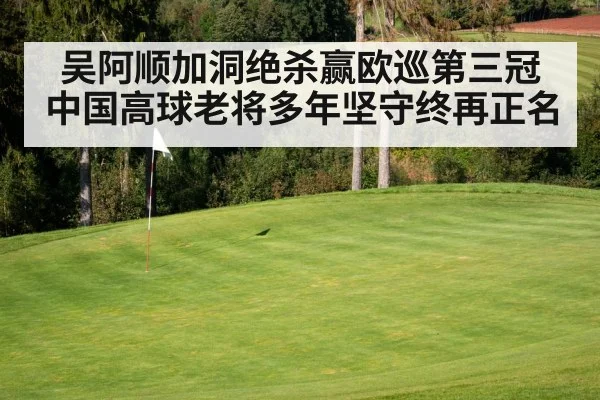 吴阿顺加洞绝杀赢欧巡第三冠 中国高球老将多年坚守终再正名